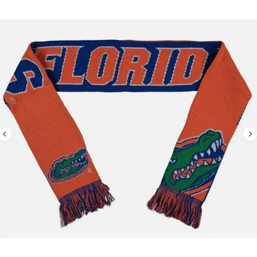 Florida Gators Logo Reversible Scarf NCAA Forever Collectibles knitted